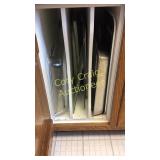 Cutting boards, pans, cookie sheets