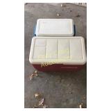 (2) Coleman coolers