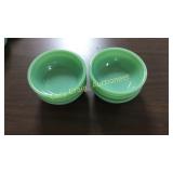 Set of (6) Jadite Fire King  Bowls 5 5/8"