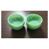Set of (6) Jadite Fire King  Bowls 5 5/8"