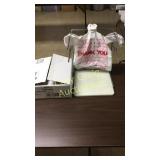 Plastic T-Shirt bags and holder