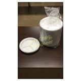 Foam Plates 3 Compartments