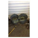 (2) galvanized buckets
