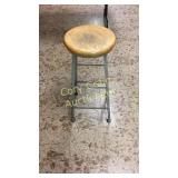 Wood / metal bar stool