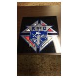 K of C plexiglass sign
