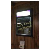 "Bud Light" Menu Board w/ light