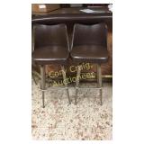 (2) Matching Swivel Bar Stools