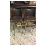 (2) Matching Swivel Bar Stools