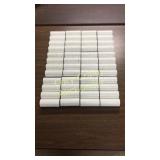 (12) sets of White K of C poker chips