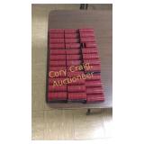 (11) sets of red K of C poker chips