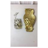 Brass owl, purse owl