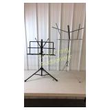 2 sheet music stand holders