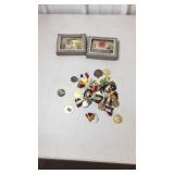 Military pens, 2 Solid Brass Miniatures Decanter