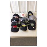 Racing ball caps (one has a signature on it)