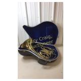 French horn missing mouth piece