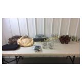 CHRISTMAS glasses, sony radio, outdoor 3 outlet