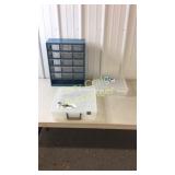 Nut bolt ben misc three drawers, two plastic