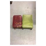 2 Retro Foot stools