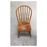 Wood rocking chair