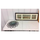 Wall art metal Flower, Picture