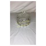 Heavy Crystal Bowl Rare Pattern Eye Winker 2