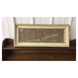 Needlepoint Picture SWEET HOME