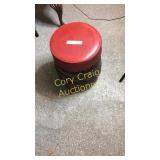 Red Top Made From Old Barrel