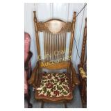 Platform Rocker Oak Glider