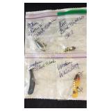 Wooden T4 Flat Flat Fish, Wooden Water Dog, (2)