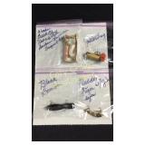 Wooden Creek Club red and white surface lure in