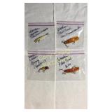 Wooden Repala marked Finland, Wooden Flat Fish