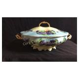 Moritz Zdekauer hand painted Porcelain bowl with