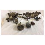 Box of misc. hardware and casters