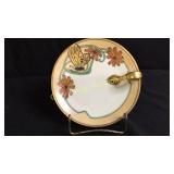 Old hand painted Bavaria finger plate,