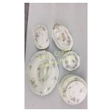 Limoges dinner set (10 dinner plates, 3 salad