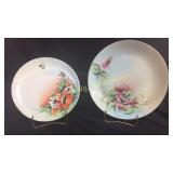 (1) Hand painted plate, MZ Altrohlau porcelain,