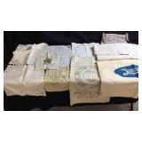 Old Cloth Bags, Table Center Deco,  Cross Stitched