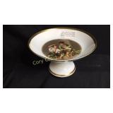 Compote, hand painted, marked JKW Western G