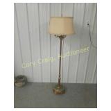 4 Socket Brass Lamp With Marble Base