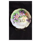 Hand painted small bowl marked O&EG (Oscar & E