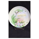 MZ Austria hand painted plate, Ca. 1938-1945