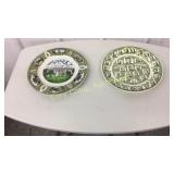 Presidential Plate with Plate Of White House