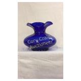 Antique Cobalt Blue Spittoon