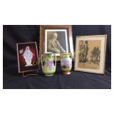 Framed pictures, framed picture of Mary from