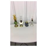 4 Small Oil Lamps