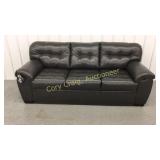NEW SIMMONS GRAY LEATHER ? SOFA