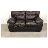 NEW SIMMONS DESIGNER DOUBLE STITCHED DARK BROWN