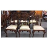 Set of 6 Chip And Dale Dinning Room Chairs