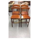 4 Solid Cherry Bar Stools