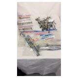 Misc silver plate service includes Shelton (8)